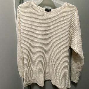 Cream and gold sweater
